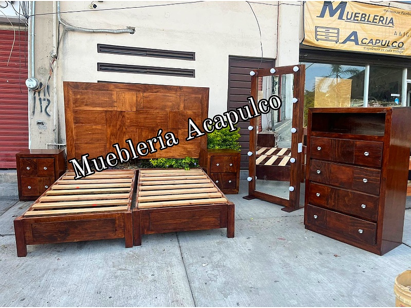Muebles de recámara en madera México
