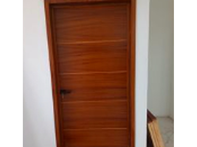 Puerta de madera sólida para entrada de casa México MADERERIA CORTEZ