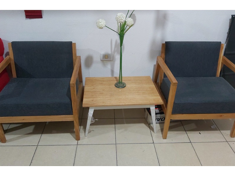 sillones azules México Muebleria Esperanza