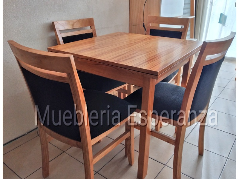mesa de comedor cuadrada México Muebleria Esperanza
