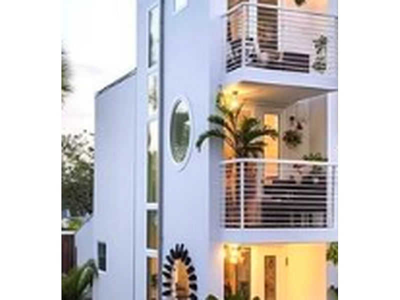 Pasamanos de aluminio en casa México MUEBLERIA Y CARPINTERIA CRUZ DE MADERA