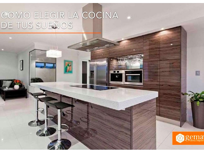 Cocina Lineal con Isla México