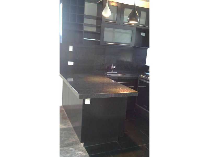 encimera cocina Granito Negro CDMX Marmoles y Granitos Mexicanos (Taller)