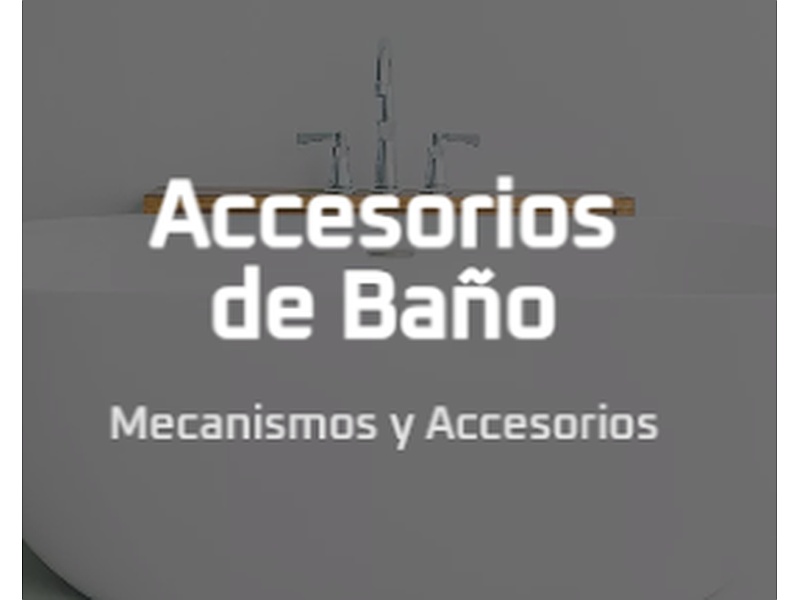 Accesorios de baño blanco México HERRAJES Y BISAGRAS