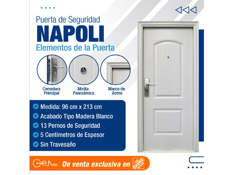  Puerta de seguridad Napoli Mexico