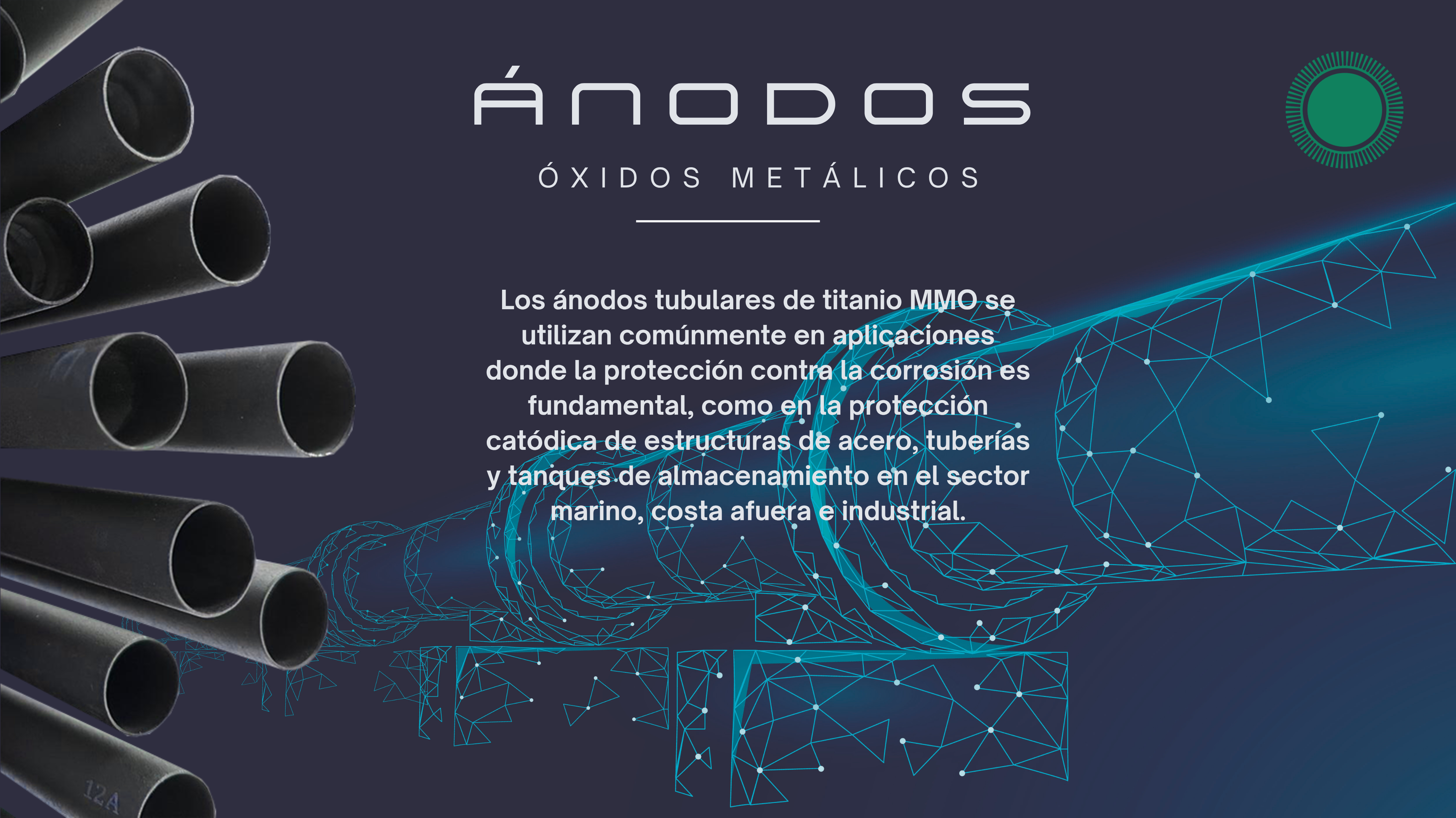 ÁNODO DE ÓXIDOS METÁLICOS / CORROSION CONTROL MX