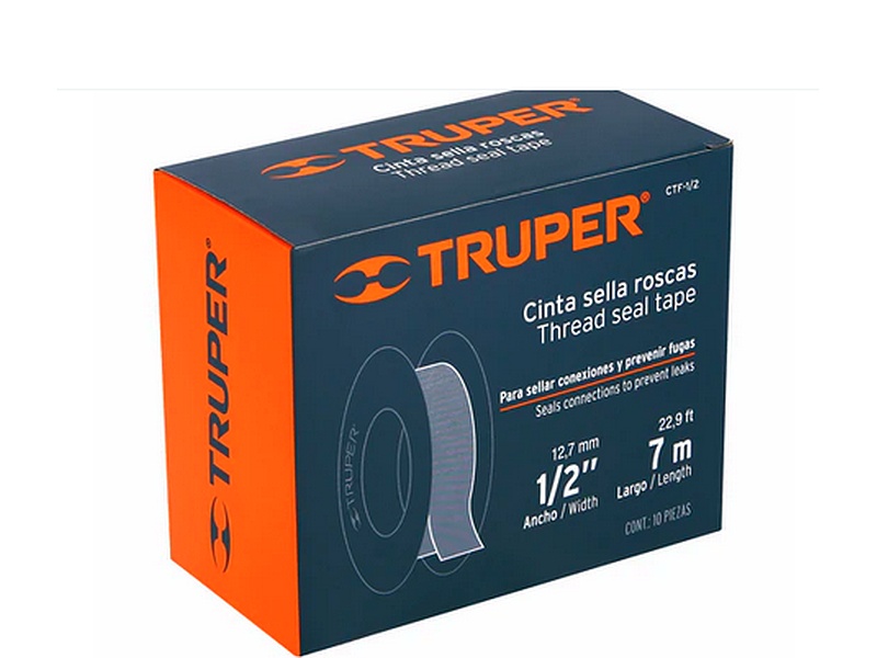 Cinta Teflon 13 mm - 1/2" TEPIC