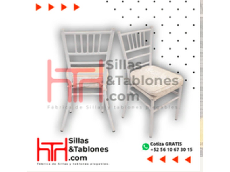 SILLA BLANCA TIFAANY