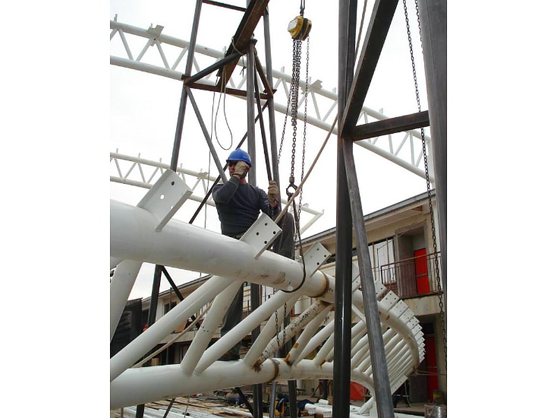 Instalación estructuras metálicas México 