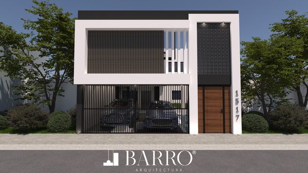 Diseño  fachada modelo México