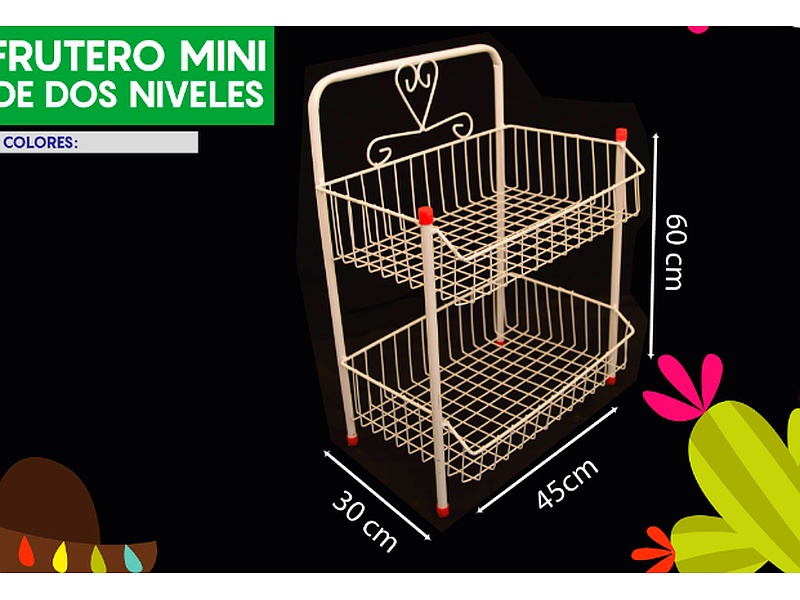 MINI FRUTERO 3 NIVELES
