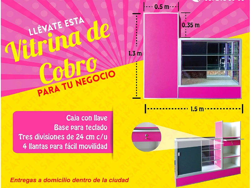 VITRINA PARA COBRAR