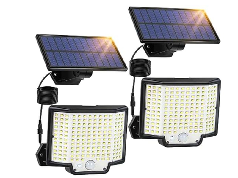 Luces Solares 166 LED Impermeables México