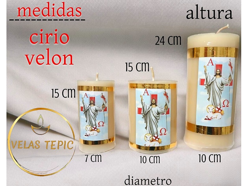 Velas Cirio Velon México