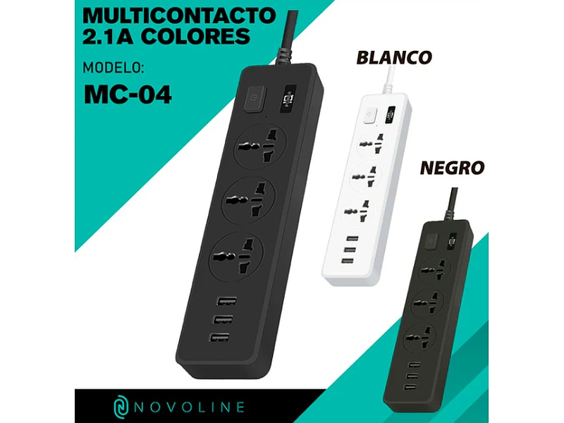 Multicontacto Negro México