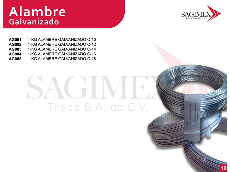 Alambre Galvanizado Rollo México