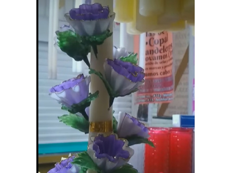 VELA FLORES MORADAS México