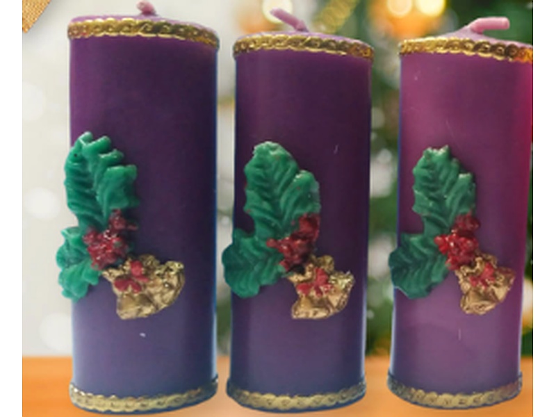 VELAS MORADAS MUERDAGO México 