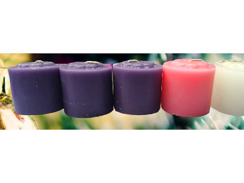 VELA MINI CIRIOS ADVIENTO México 