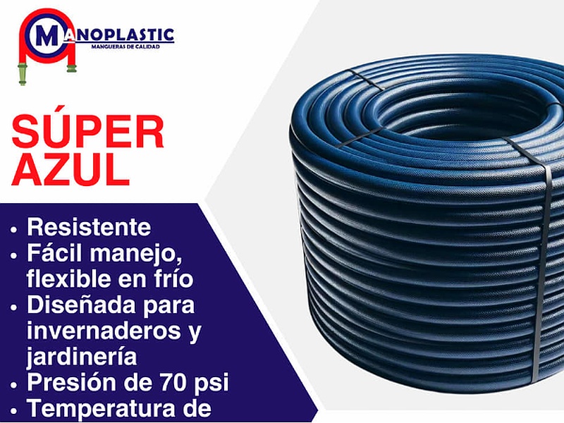 Manguera Flexible Azul México