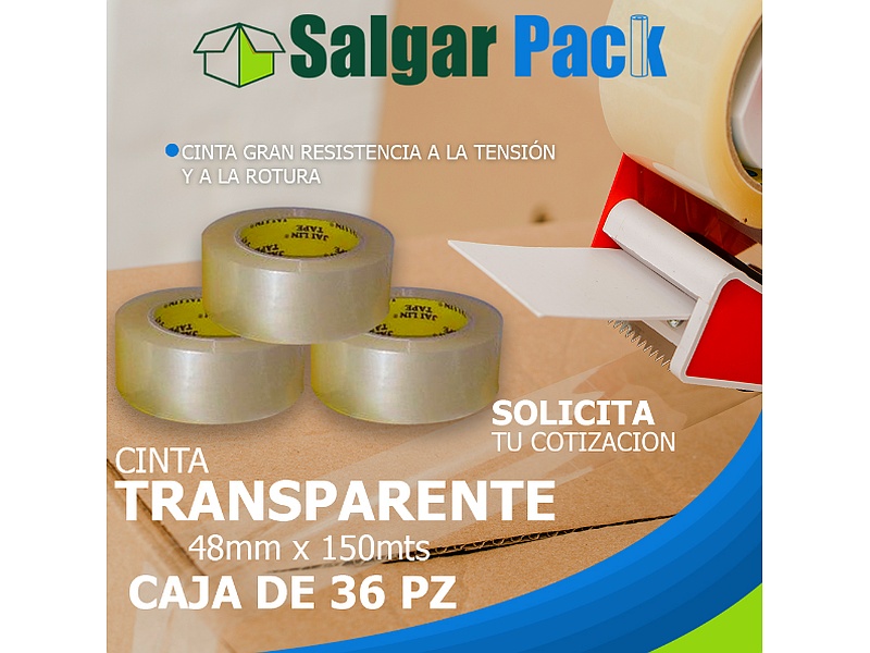 Cinta de Embalaje Transparente México