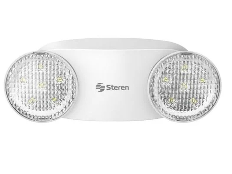 Lampara LED de emergencia con luces direccionables 12 LED MEXICO