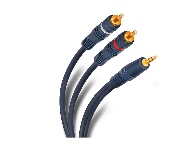 Cable plug 3,5 mm a 2 plug RCA de 1,8 m Mexico