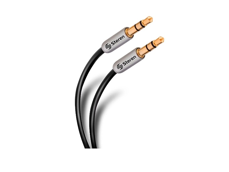 Cable auxiliar plug a plug 3,5 mm de 1,8 m, ultradelgado y conectores reforzados Mexico