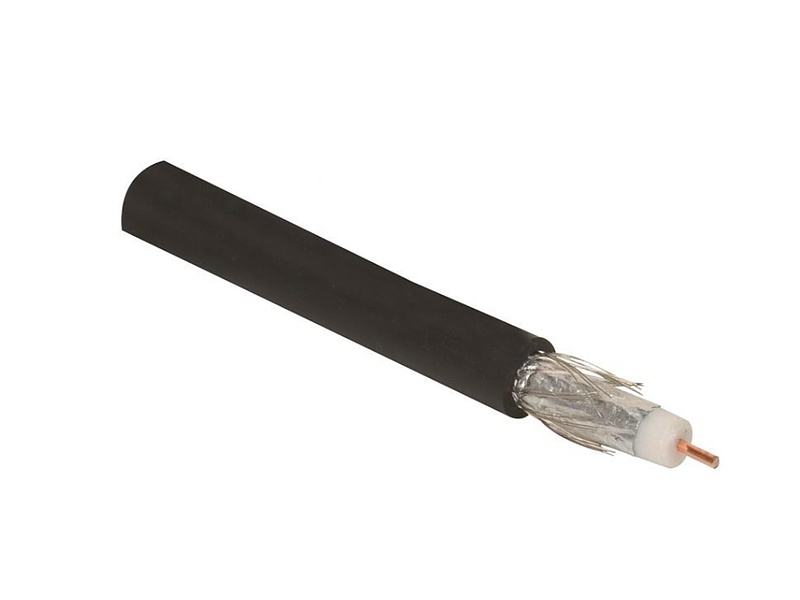 Cable coaxial RG6 con alambre central de acero cobrizado Mexico