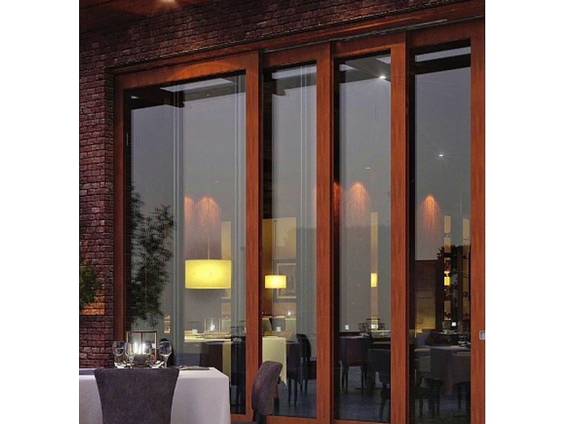 Ventana de Aluminio Café México