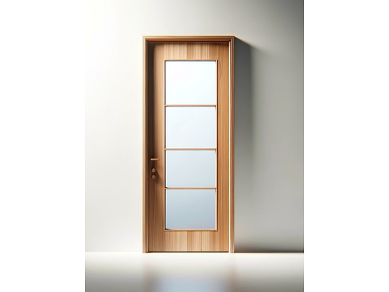 Puertas Flush con Cuatro Cristales Mexico