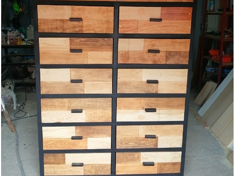 Cajonera en melamina México