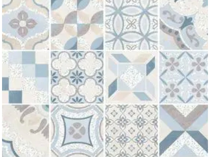 azulejo con patrón gris México Cerámica y Materiales Continental