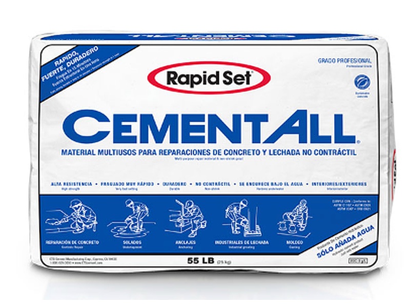 Cement All – Mortero Multiusos – Saco 55lbs – Rapid Set® México