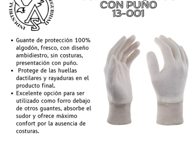 Guante Damasco ALFA SEGURIDAD INDUSTRIAL  