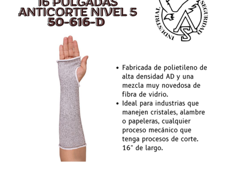 Manga anticorte ALFA SEGURIDAD INDUSTRIAL  