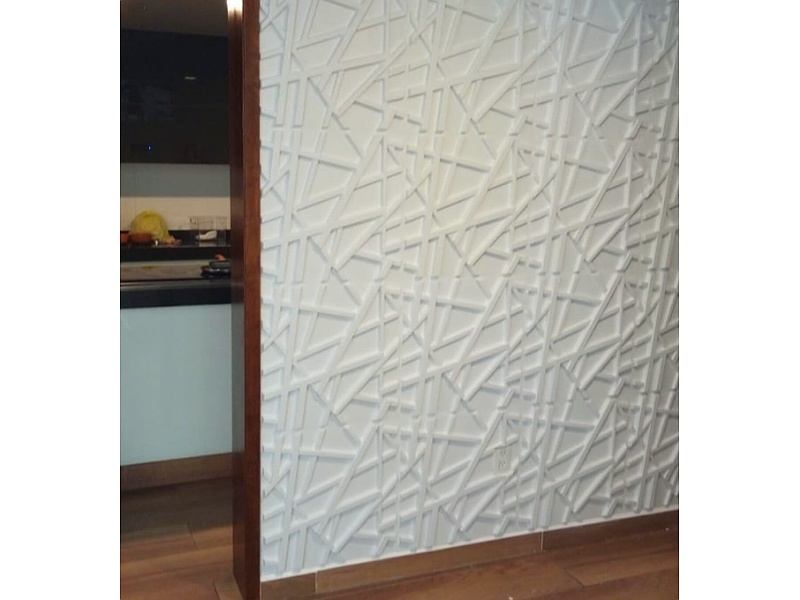 pared 3D CDMX INTARES Paneles 3d de Yeso y PVC