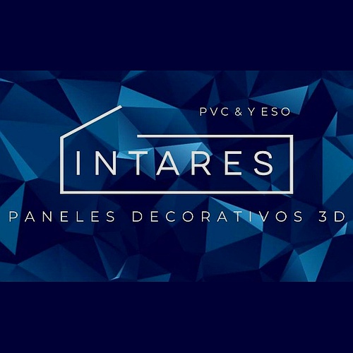 INTARES Paneles 3d de Yeso y PVC