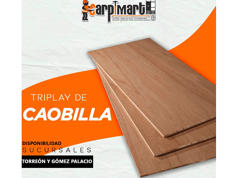 Triplay de caobilla México