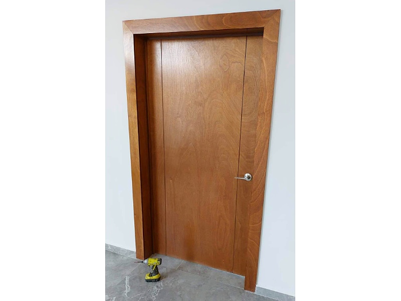 Puerta de Madera MDF Cafe Claro Mexico