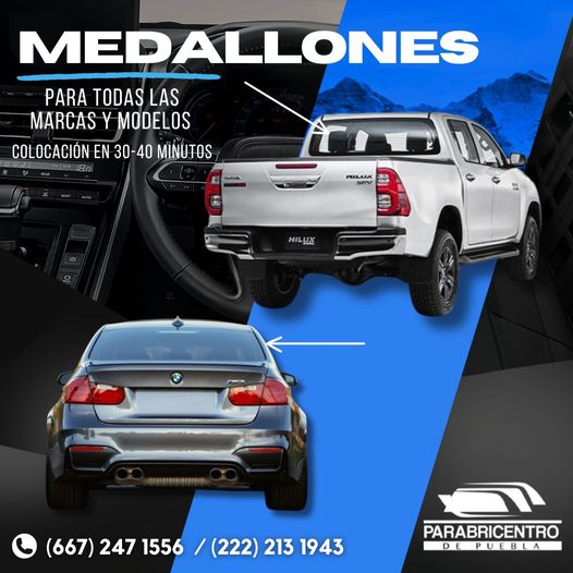 MEDALLONES DISTINTOS MODELOSCDMX 