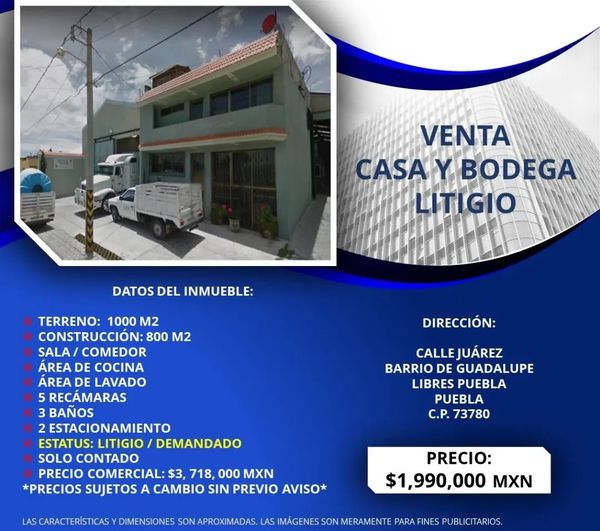 CASA Y BODEGA CDMX