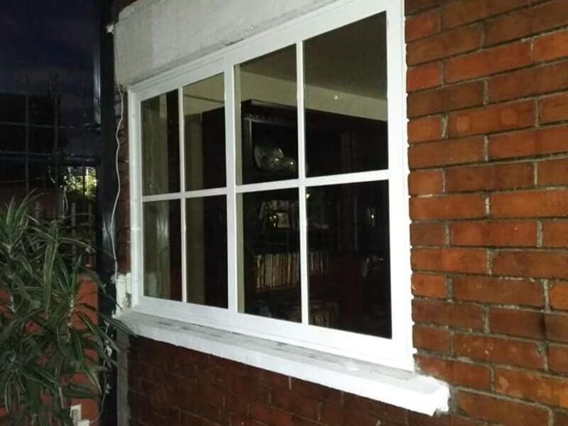 Ventana de pvc blanca para exterior méxico