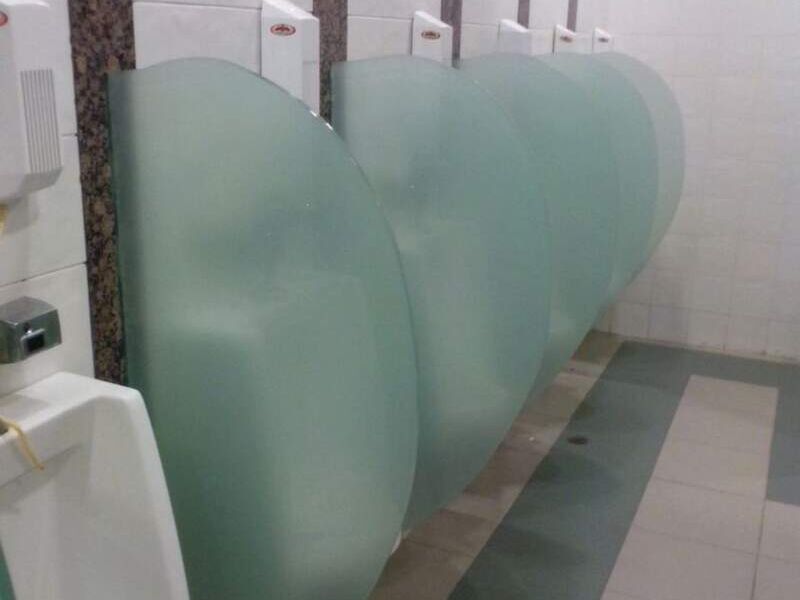 Vidrio nevado para baño 