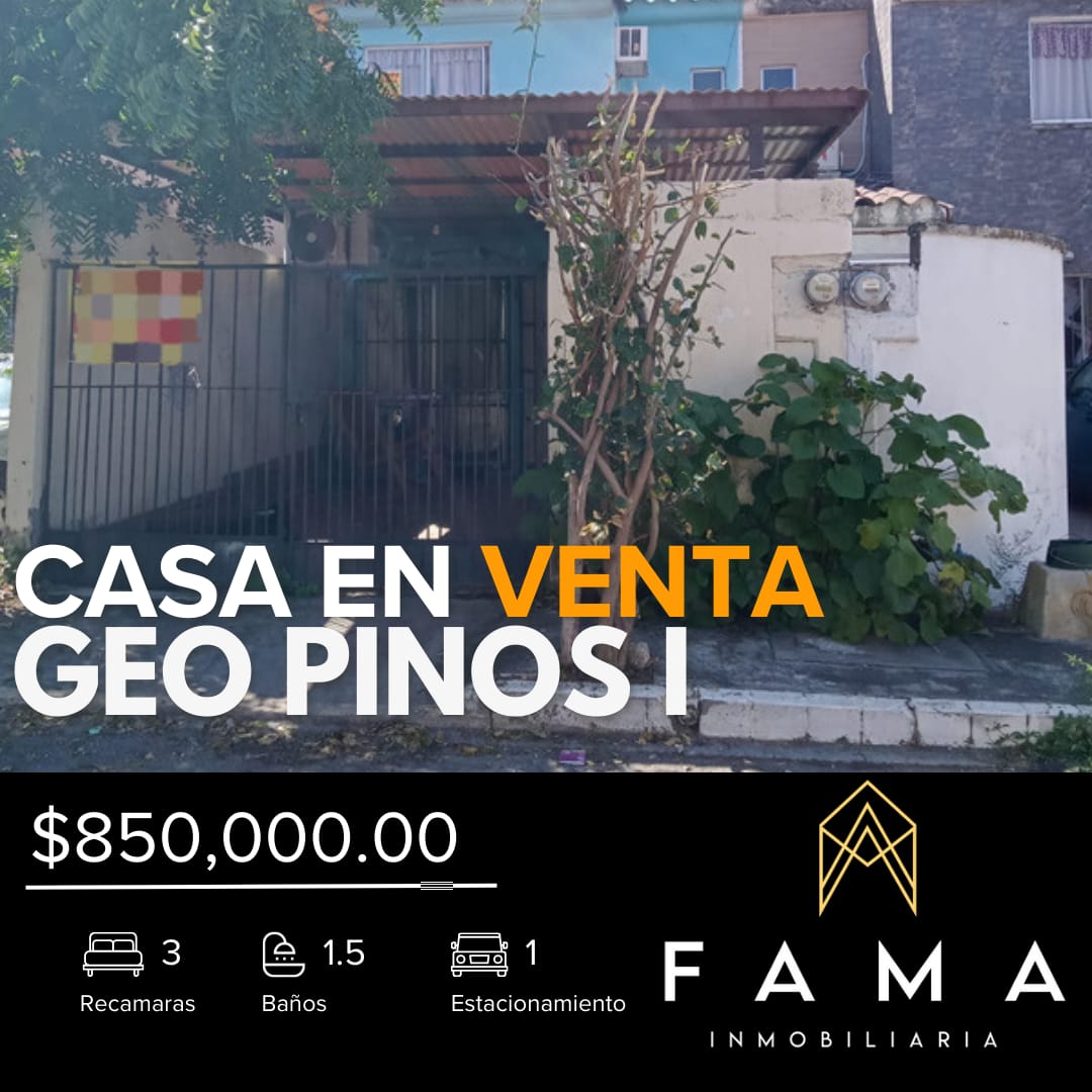 Venta de casa geo pinos 1 CDMX