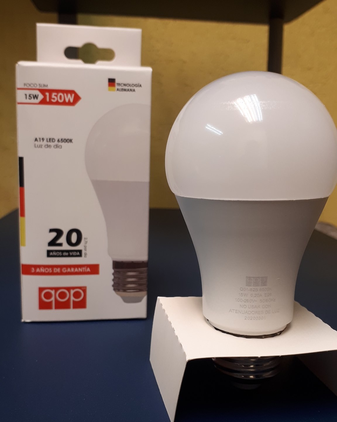Focos ahorrables luz blanca CDMX