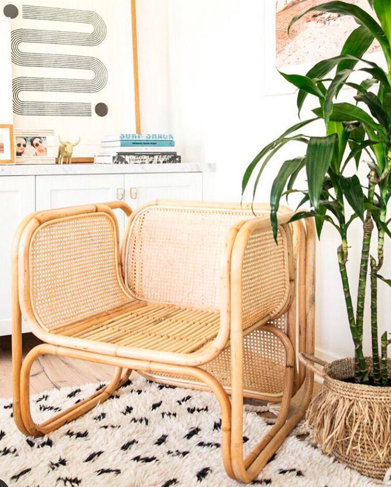 Sillón de rattan naturales CDMX