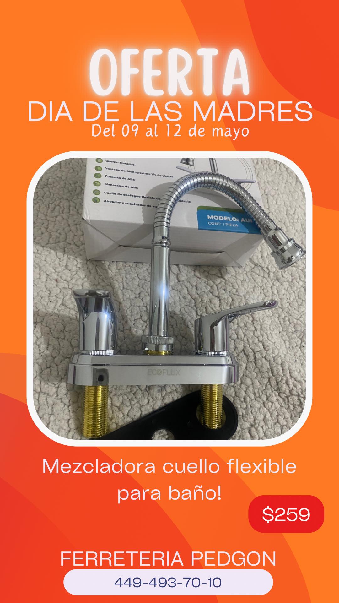 Llave lavabo de cocina CDMX