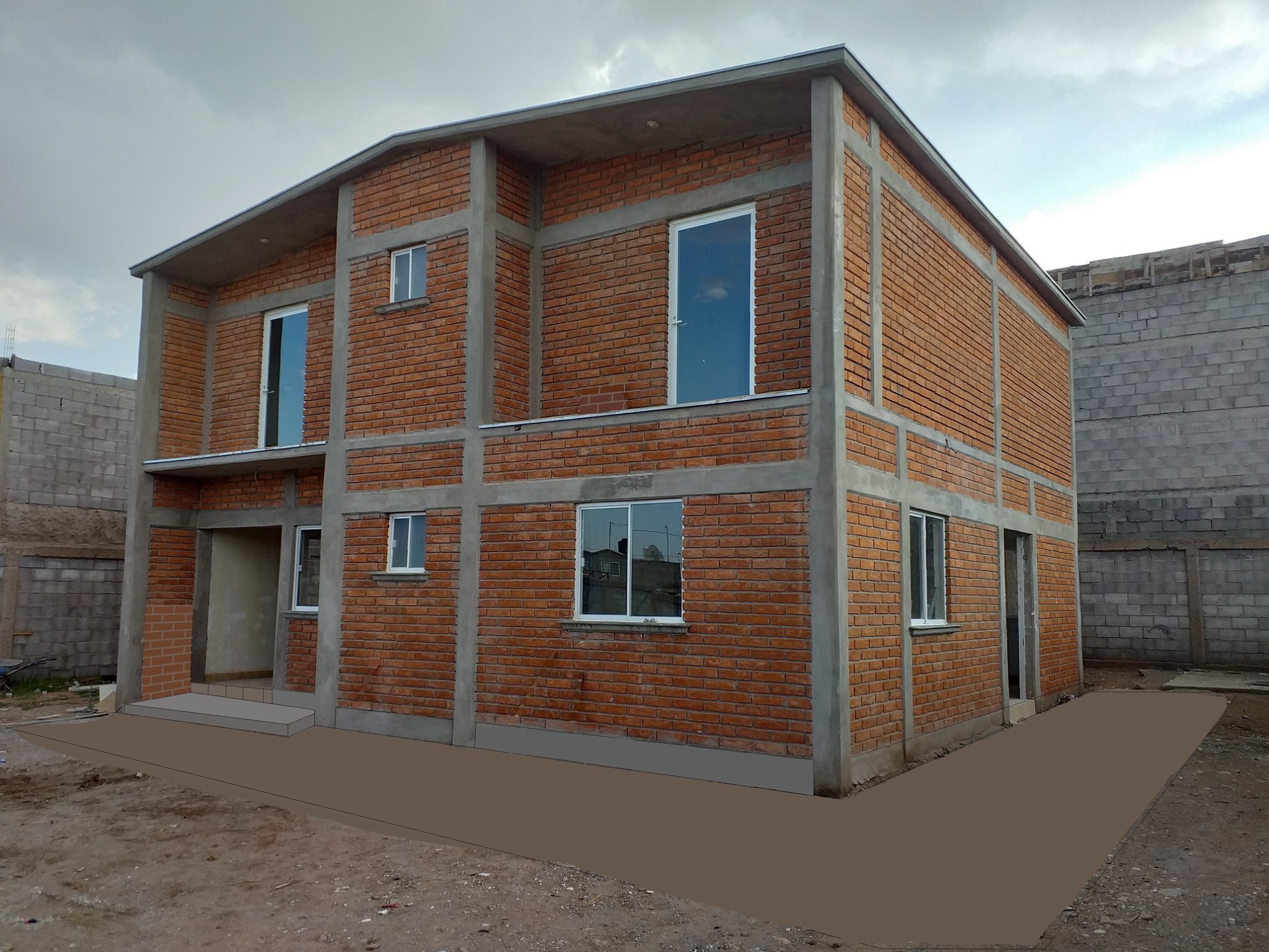 Construccion casa clasica CDMX