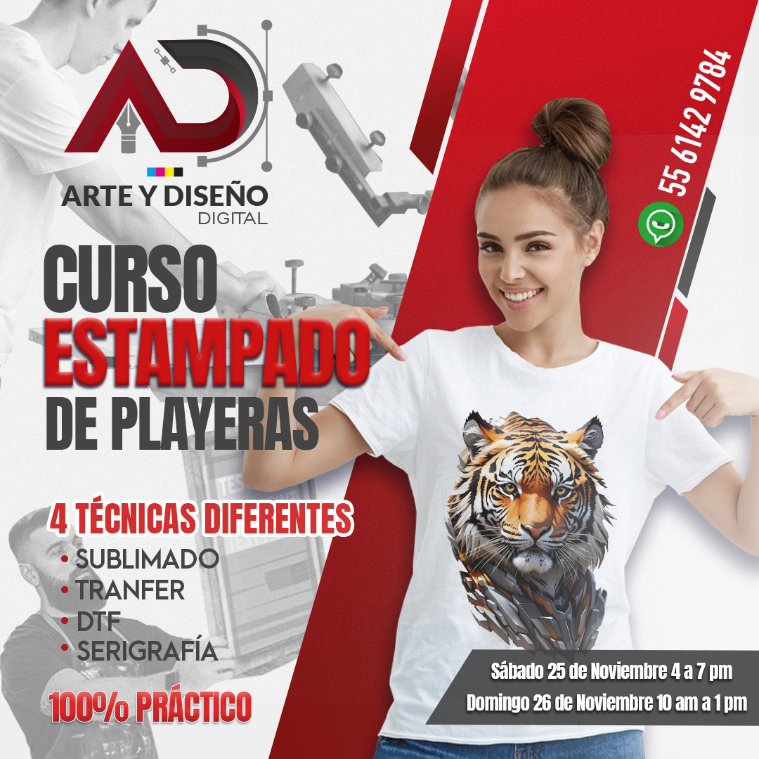 Cursos estampados de playeras CDMX
